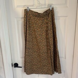 Vintage Chaus Sport Poetic Streetwear Skirt Size 16 Academia 90s Utility Brown